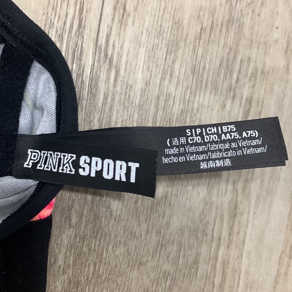 PINK Sport Ditsy Floral Two Piece Criss Cross Bikini Swimsuit Shorts Small - Picture 6 of 12